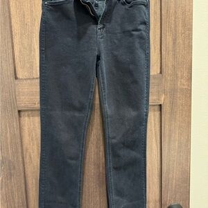 MOTHER Mid Rise Dazzler Ankle Fray